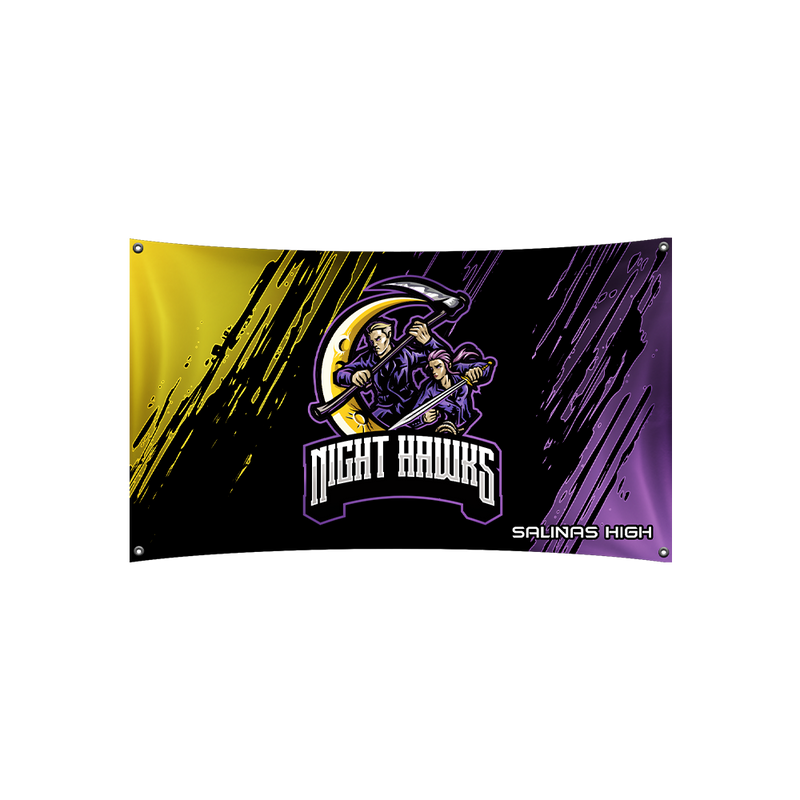 Salinas High Night Hawks Flag