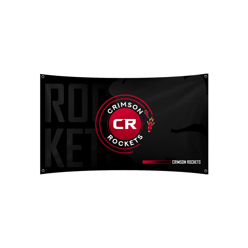 Crimson Rockets Flag