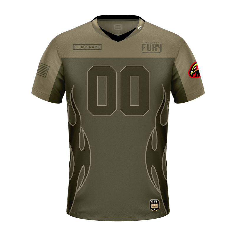 Las Vegas Fury Salute The Troops Pro Jersey