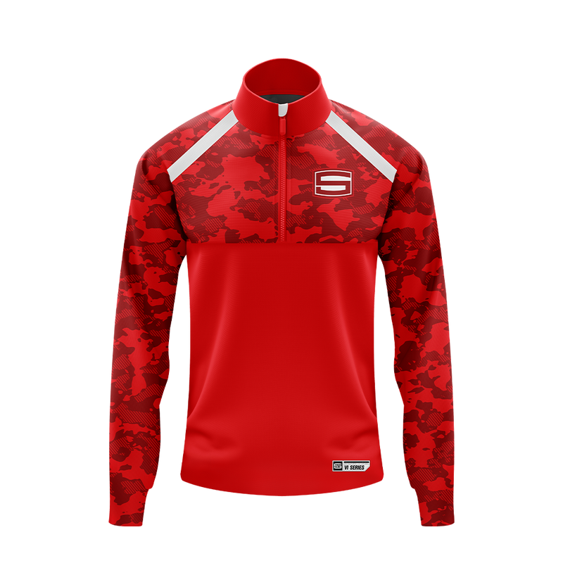 Sector Six Red Camo VI Series Half Zip
