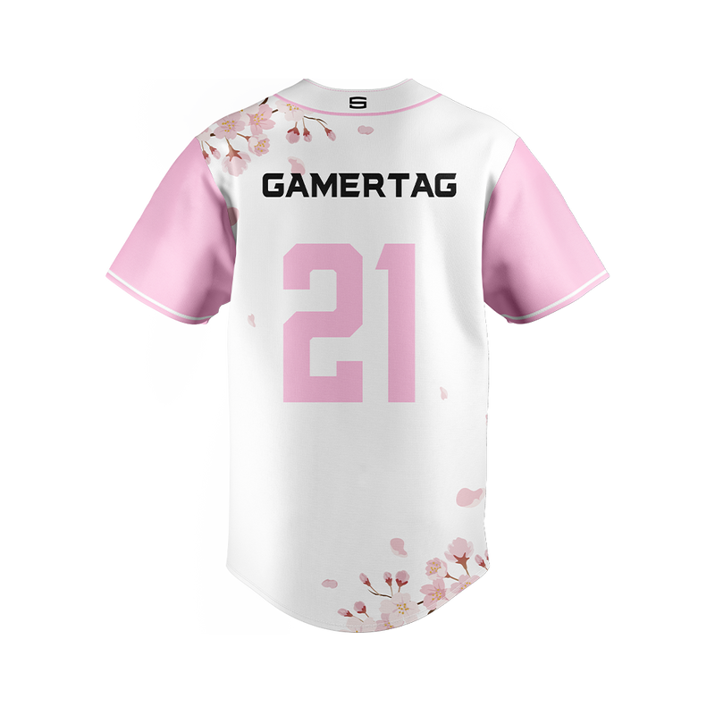 Short Circuit Cherry Blossom Baseball Jersey