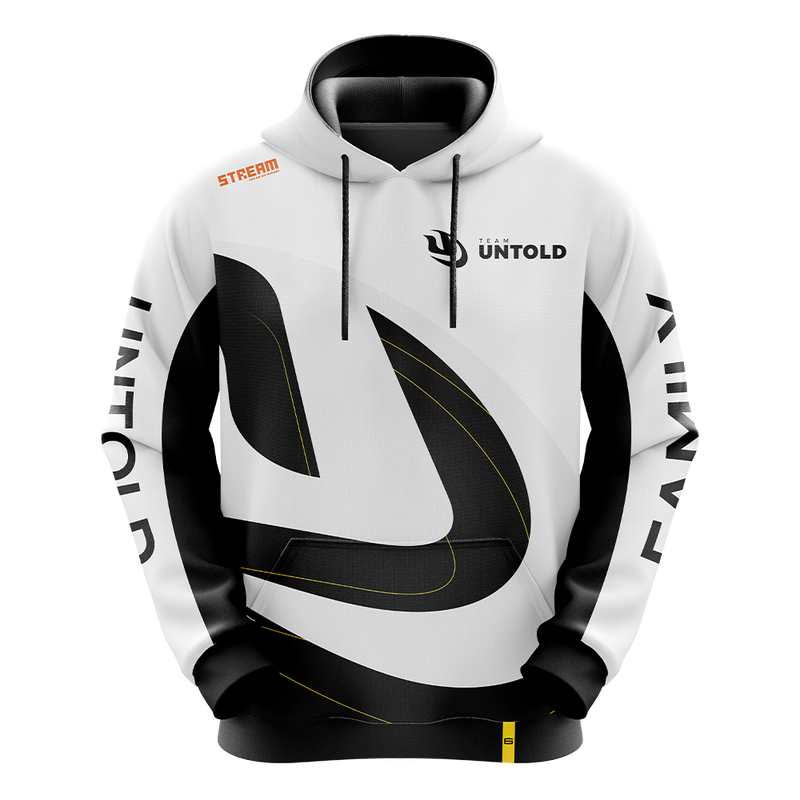 Team Untold White Pro Hoodie