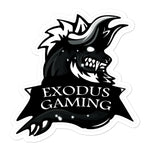 Exodus Gaming Logo Sticker - Grey