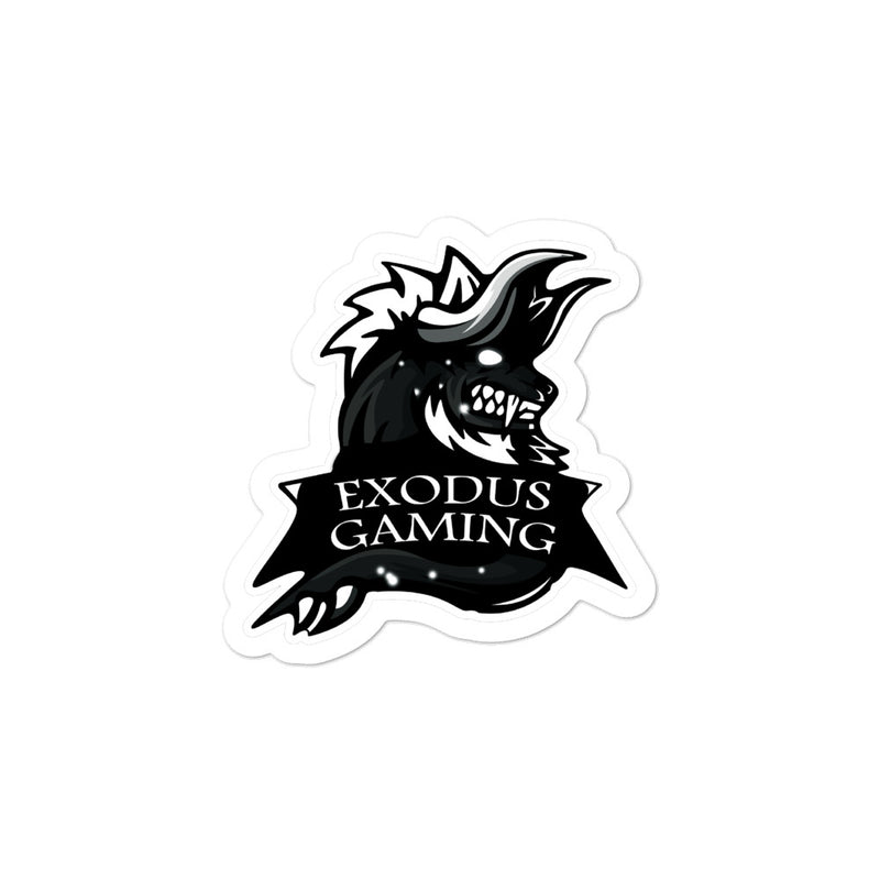 Exodus Gaming Logo Sticker - Grey – Sector Six Apparel
