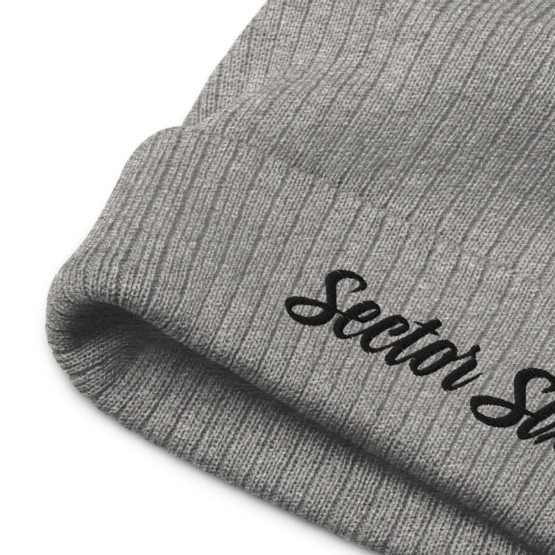 Sector Six Text Beanie