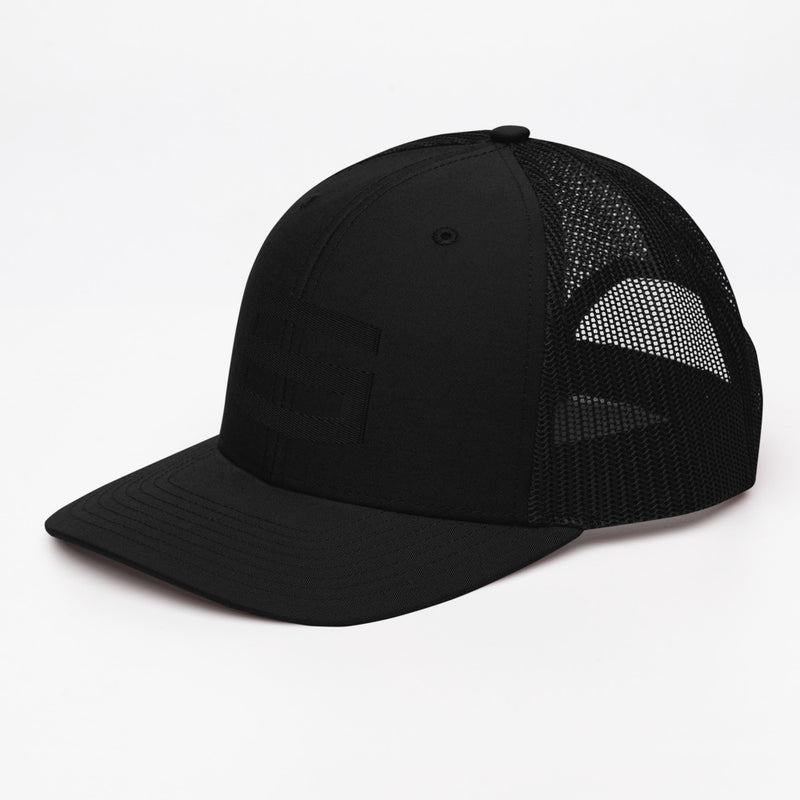 Sector Six Black on Black Trucker Cap