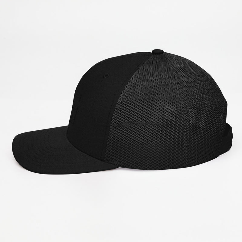 Sector Six Black on Black Trucker Cap
