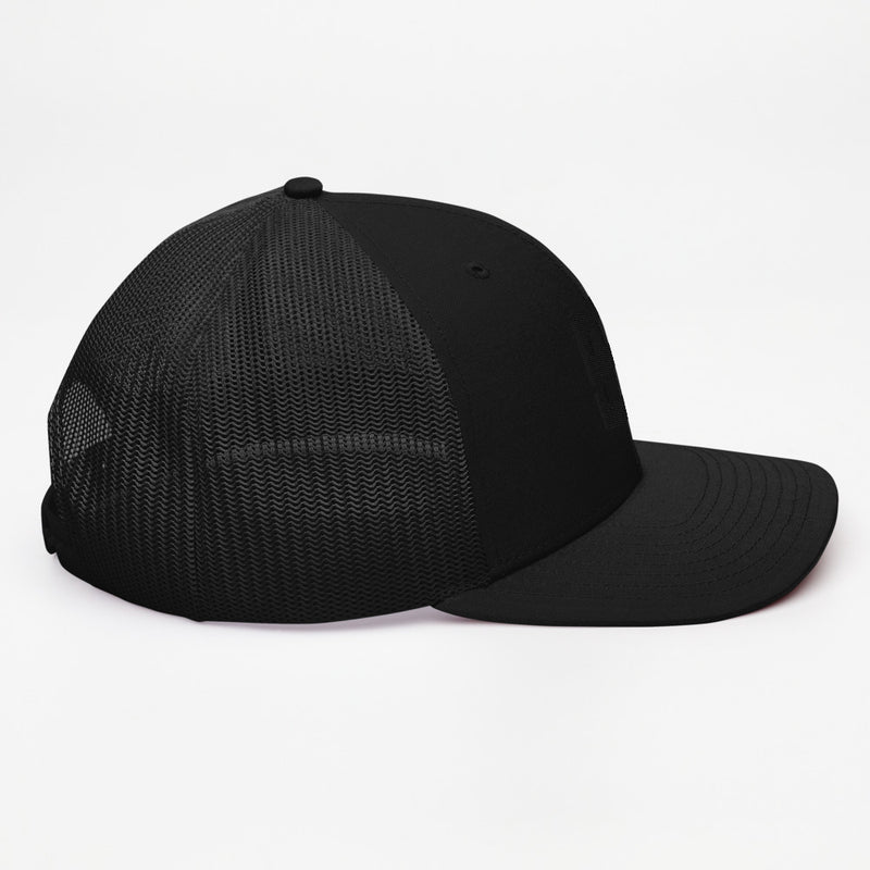 Sector Six Black on Black Trucker Cap