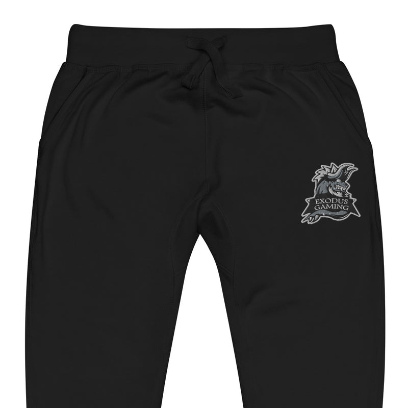 Exodus Gaming Embroidered Joggers - Grey Logo